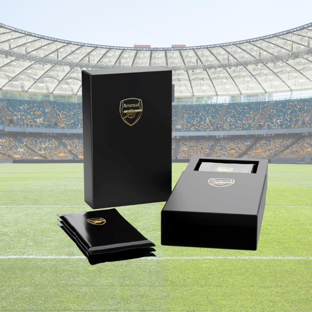 [ พร้อมส่ง!! ] การ์ดฟุตบอล Futera Liverpool FC  /  Arsenal FC  / Barcelona FC Platinum 2025-26 Hobby Box (p3) (230g)