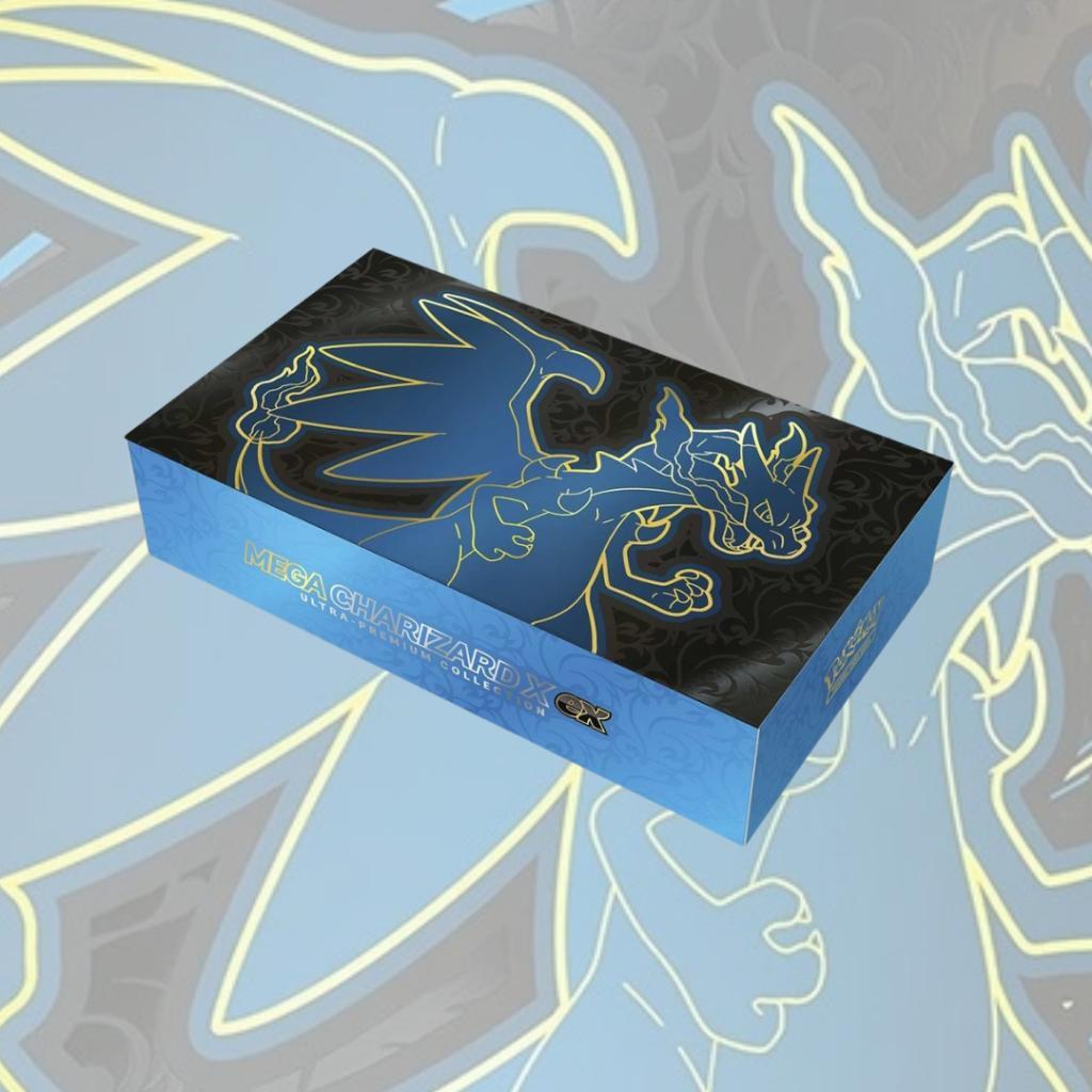[ พร้อมส่ง!! ] Pokemon TCG MEGA CHARIZARD X EX ULTRA PREMIUM COLLECTION SET ใหม่ล่าสุด! (p3) (1.80 kg)