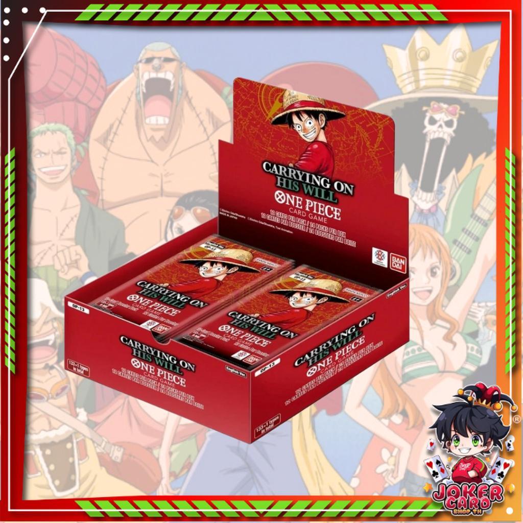 [ ยกกล่อง ] พร้อมส่ง!! ONE PIECE Card Game : Carrying on His Will - Booster Box OP13 ver.English (p3) (700g)