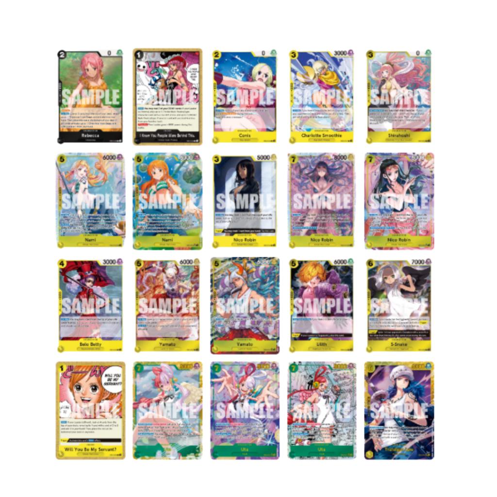[ ยกกล่อง ] การ์ดเกมวันพีซ ชุดพิเศษ Extra Booster ONE PIECE Heroines Edition [EB03] Bandai  Ver.Eng (p3) (750g)