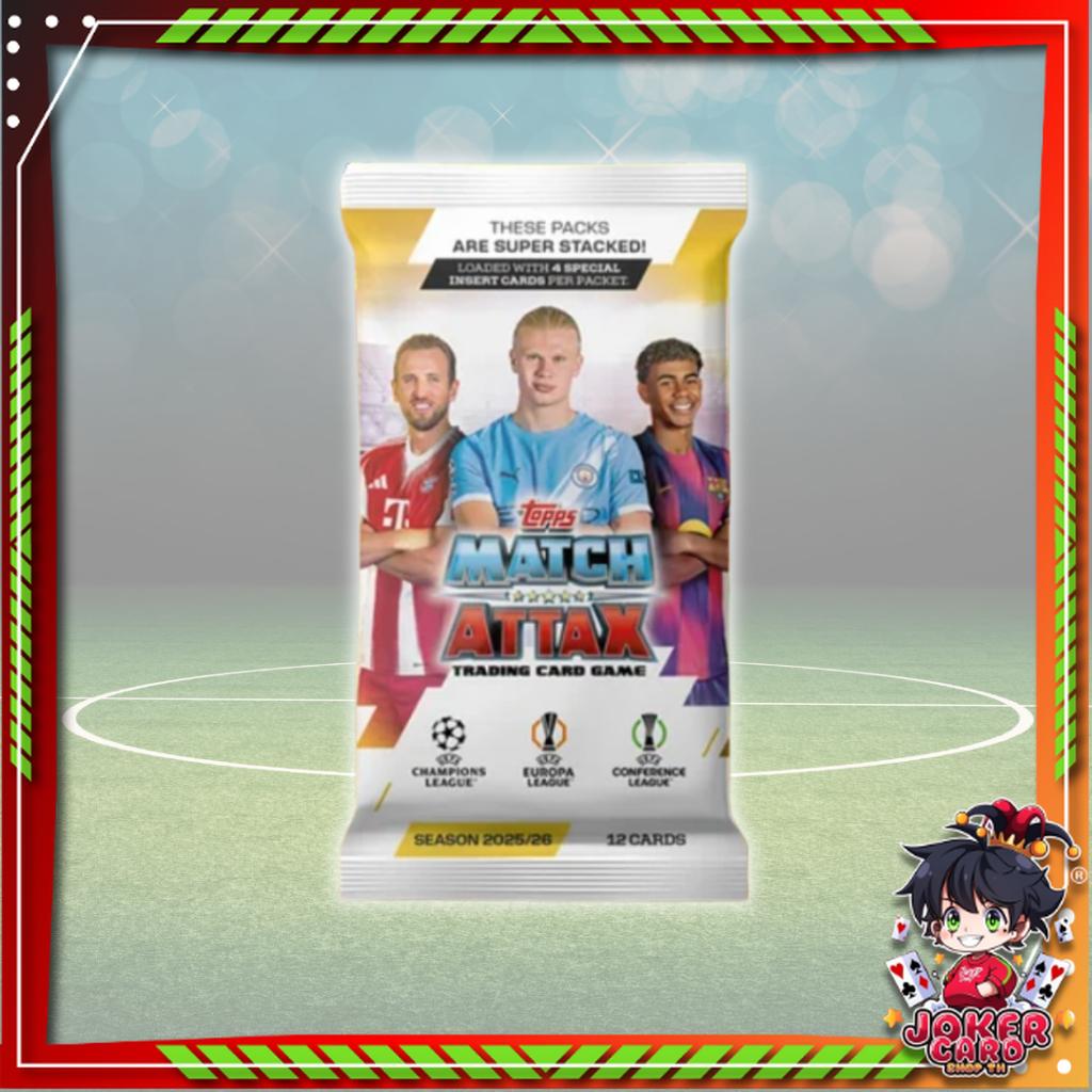 พร้อมส่ง!! แยกซอง การ์ดสะสมฟุตบอล Topps UCC Match Attax 2025/26 (p4)