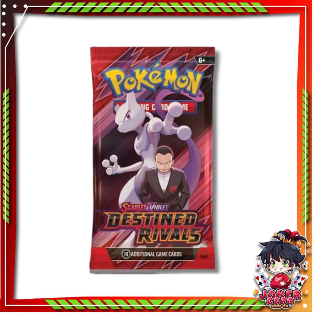 [ แยกซอง! ] พร้อมส่ง! การ์ดเกม Pokemon TCG Scarlet & Violet Destined Rivals Booster Bundle Box (p4)