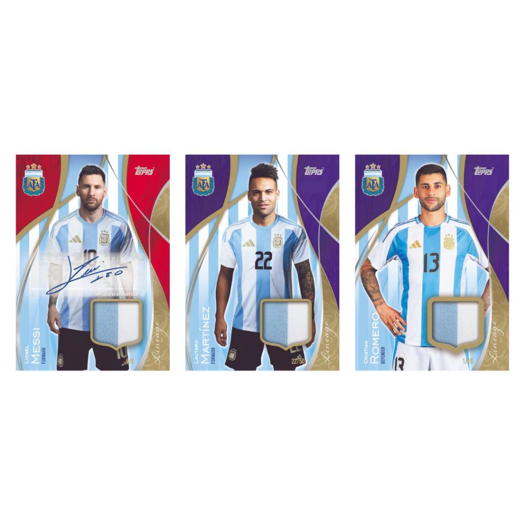 [ ยกกล่อง! ] กล่องการ์ดฟุตบอลพรีเมี่ยม Topps Argentina Lineage 2024   (p3)