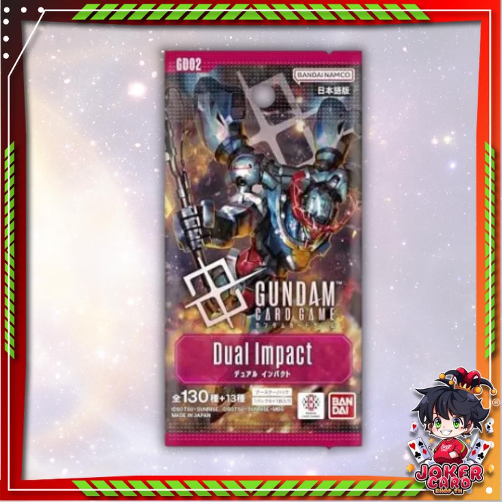 [ แยกซอง ] พร้อมส่ง!! การ์ดเกมกันดั้ม Gundam Card Game - Dual Impact [GD02] (p4) (125 g)