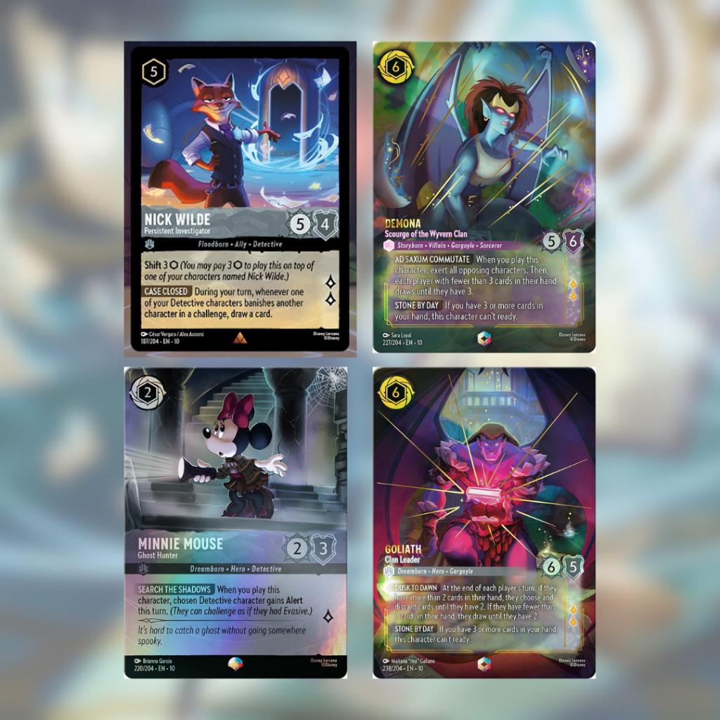 พร้อมส่ง!! [ แยกซอง ] Disney Lorcana :  Booster Pack การ์ดเกม (p4) ( 80 กรัม )