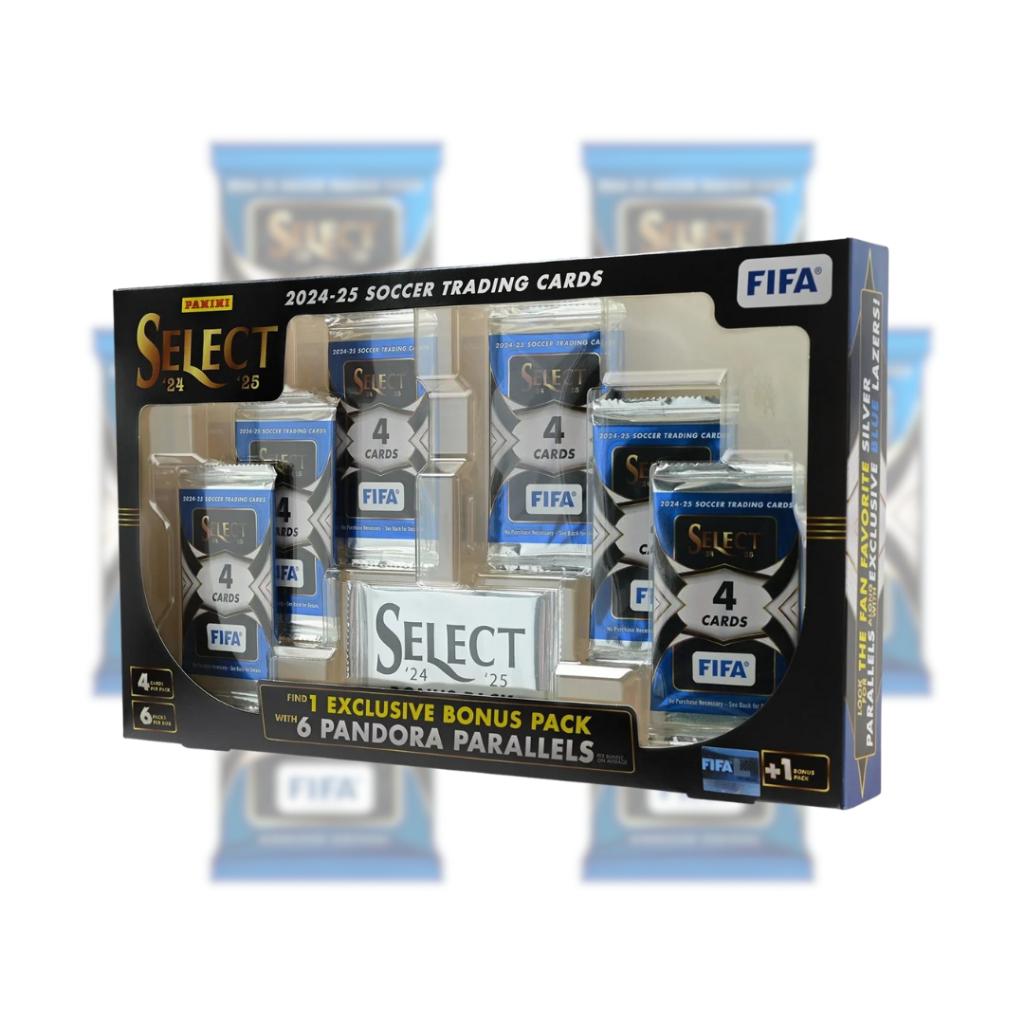 [ พร้อมส่ง! ] การ์ดสะสมฟุตบอล 2024-25 PANINI SELECT FIFA SOCCER BUNDLE BOX (p3)(580g)