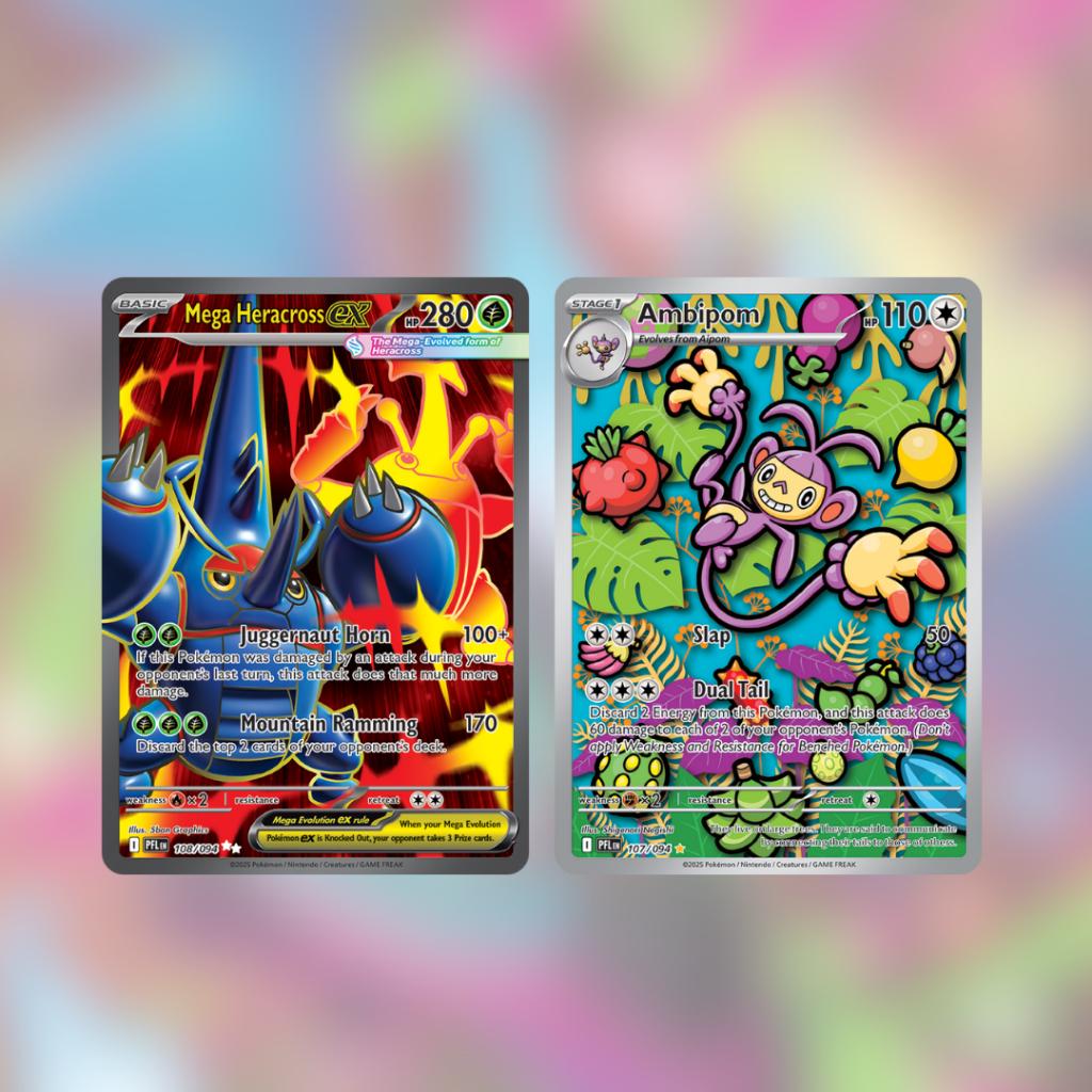 [ พร้อมส่ง! ] แยกซอง รุ่น Sleeved Booster การ์ดเกมโปเกม่อน  Pokemon Eng Mega Evolution Phantasmal Flames (p2) (100 g)