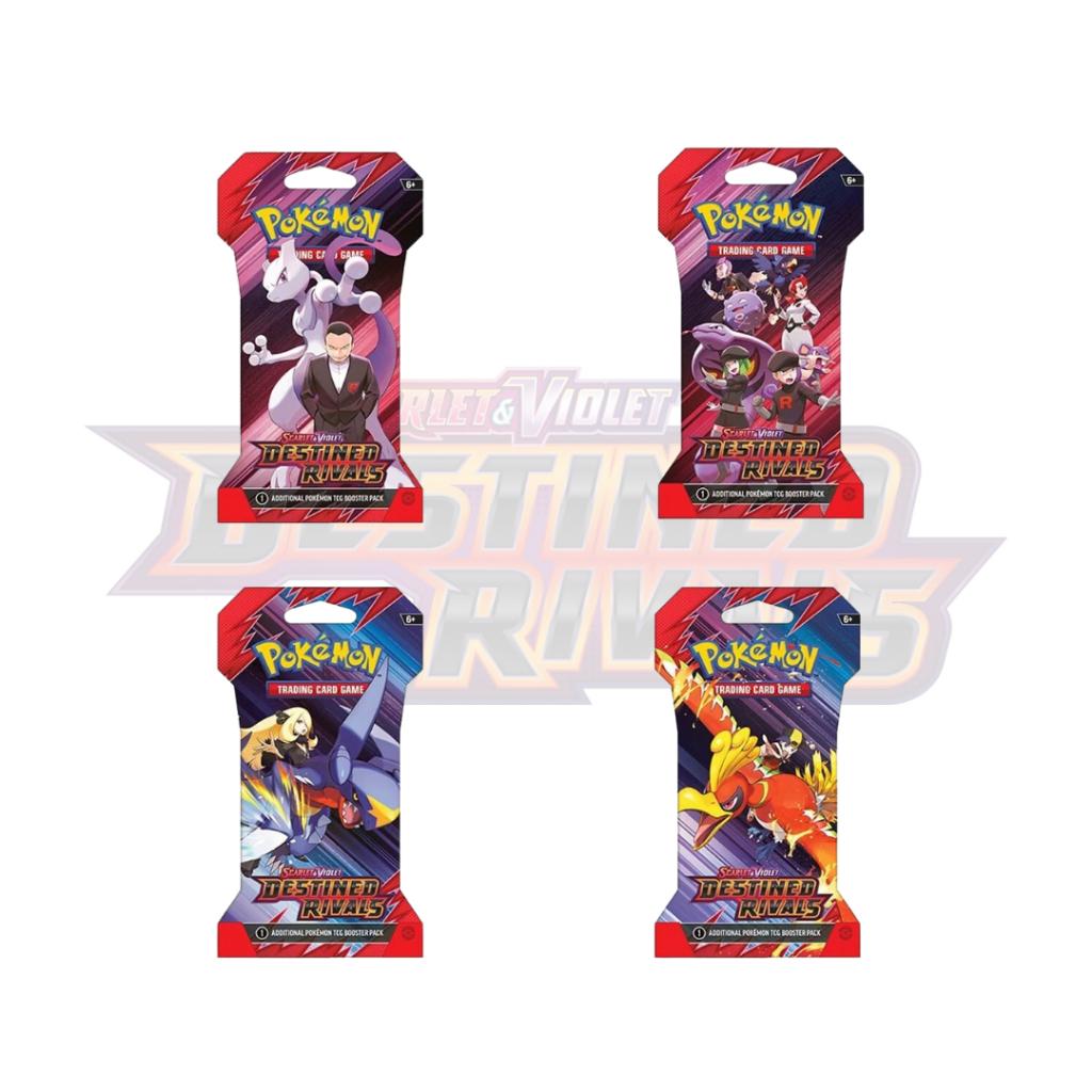 [ แยกซอง! ] พร้อมส่ง! การ์ดเกม Pokemon TCG Scarlet & Violet Destined Rivals Booster Bundle Box (p4)