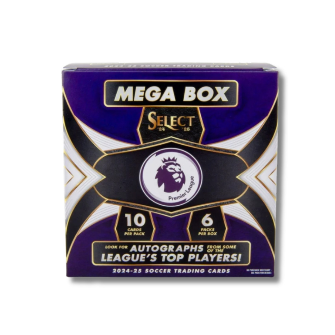 [พร้อมส่ง!!] ยกกล่อง การ์ดสะสมฟุตบอล 2024-25 Panini Select Premier League Soccer Mega Box (Pink)