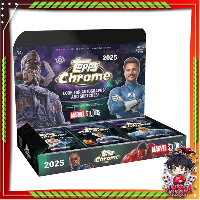 ยกกล่อง! 2025 Topps Marvel Studios Chrome - Hobby Box (p3)