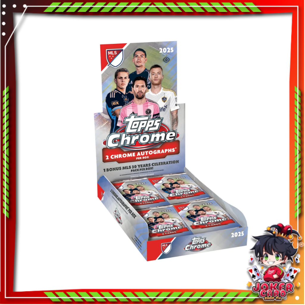 [ ยกกล่อง ] การ์ดสะสม 2025 Topps Chrome MLS  Hobby (p3)