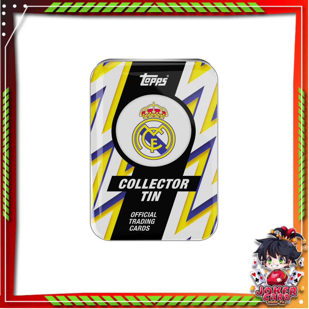 [ ยกกล่อง] พร้อมส่ง!! 2025-26 Topps Collectors Tin : Real Madrid สาวกราชันชุดขาว ห้ามพลาด (p3)