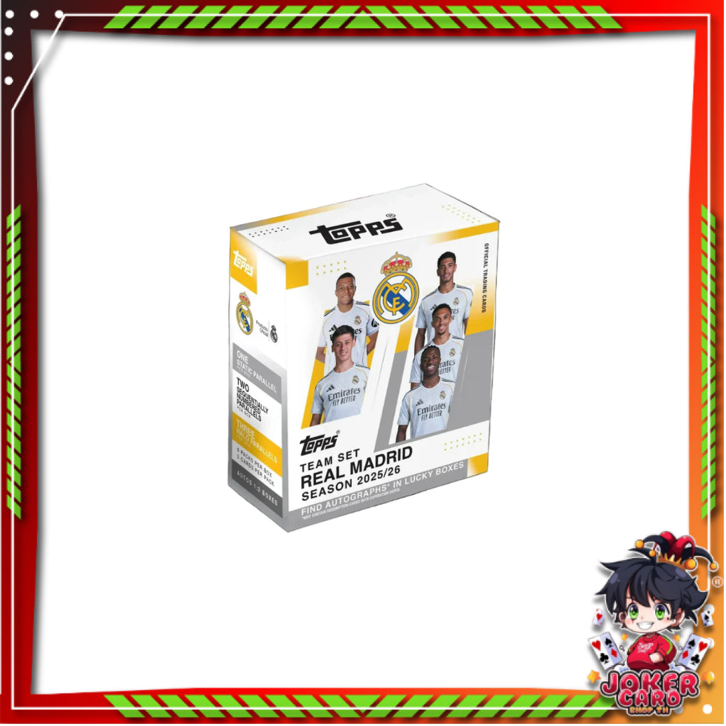 [ ยกกล่อง ] 2025-26 Topps Team Set Real Madrid (p3)