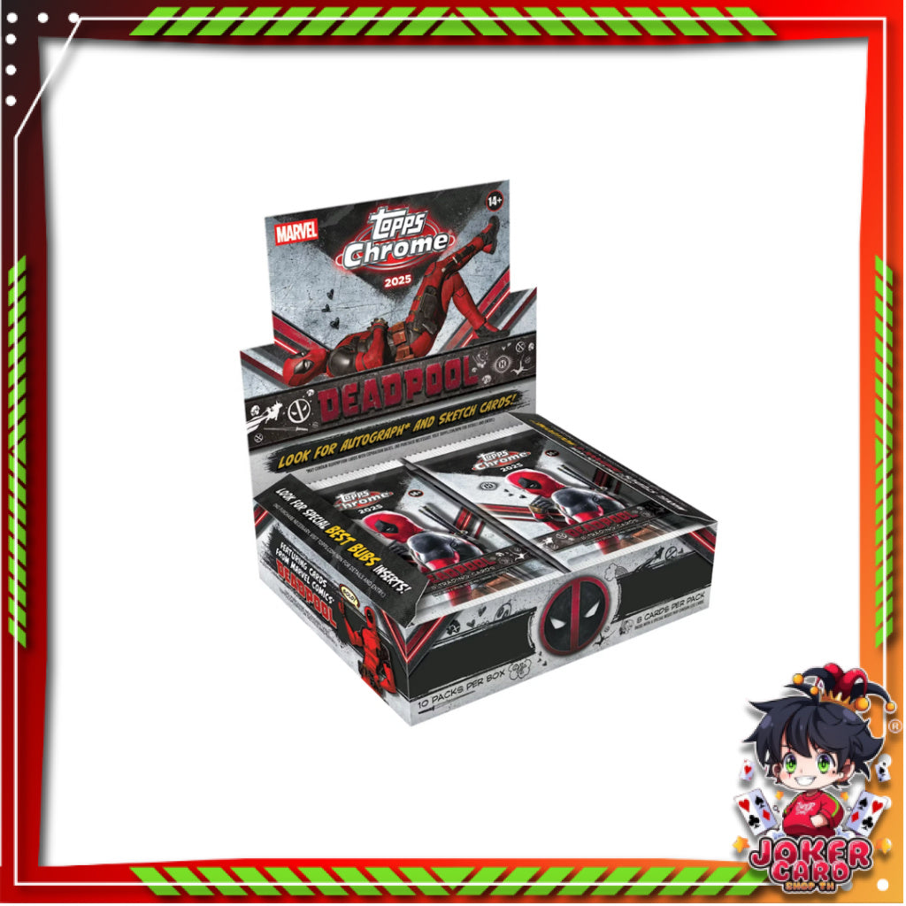 [ ยกกล่อง ] 2025 Topps Chrome Deadpool Hobby Box (p3)