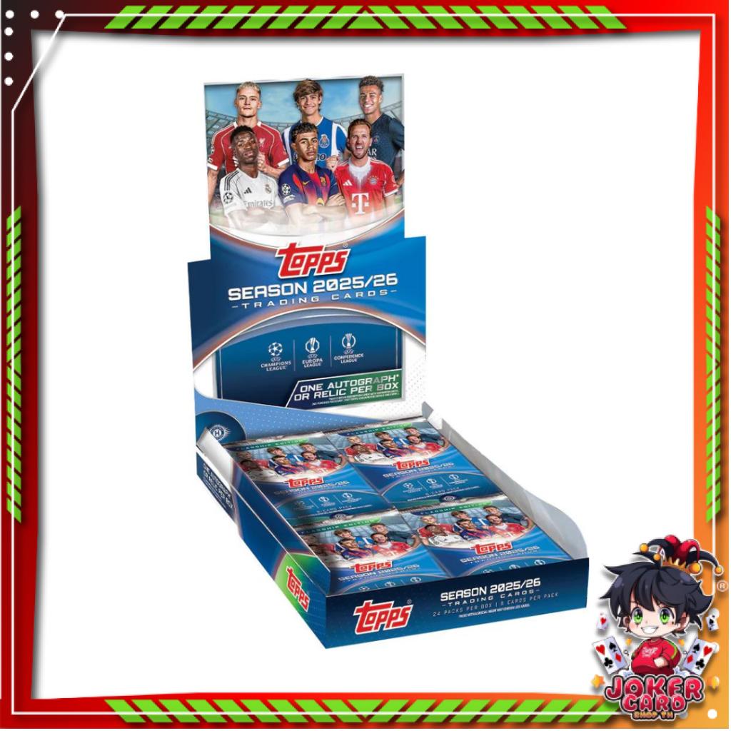 [ ยกกล่อง ] พร้อมส่ง!! 2025-26 Topps UEFA Club Competitions Soccer Hobby (p3)(500g)