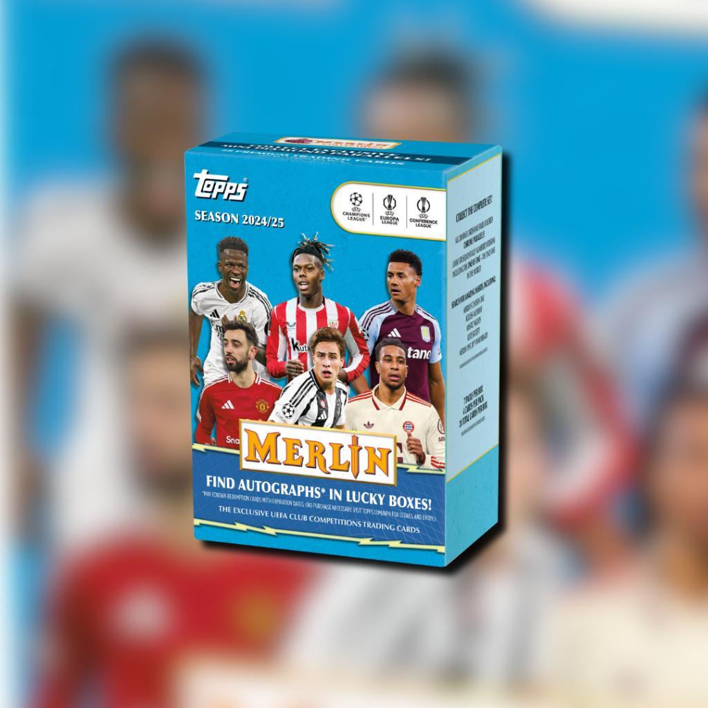 [ แยกซอง ] พร้อมส่ง!! 2024-25 Topps Merlin UCC  Value Box (p3)(90g)