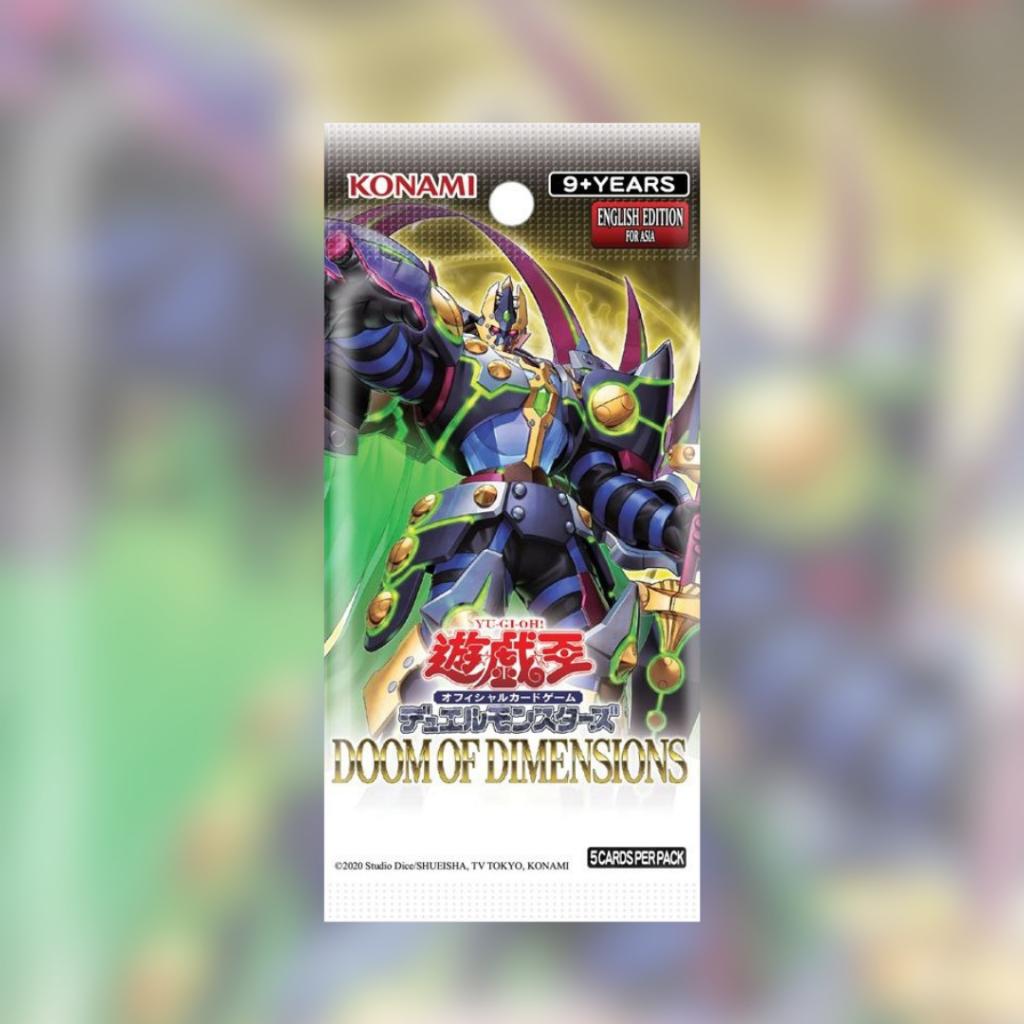 [ ยกกล่อง ] พร้อมส่ง!! การ์ดเกมยูกิโอ! Yu-Gi-Oh!  DOOM OF DIMENSIONS [DOOD]  (p3)(450g)