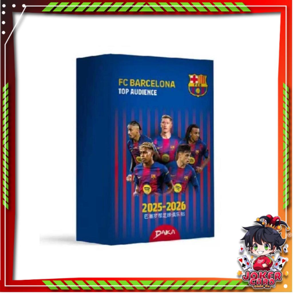 [ ยกกล่อง ] 2025-26  DAKA Top Audience Series 2 Barcelona Team Set การ์ดสะสมกิฬา พร้อมส่ง!! (p3) (160g)