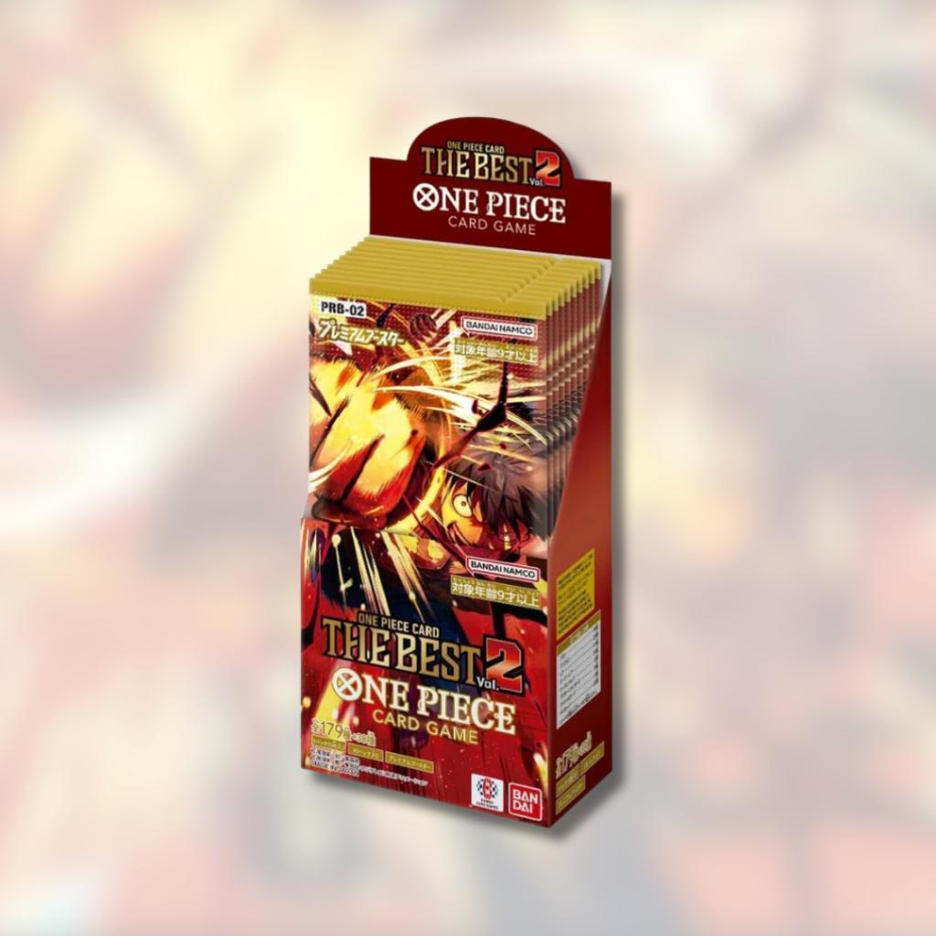 [ พร้อมส่ง!! ] แยกซอง การ์ดเกมวันพีซ PREMIUM BOOSTER -ONE PIECE CARD THE BEST vol.2- [PRB02] : Bandai สาวกวันพีชห้ามพลาด สินค้าใหม่ล่าสุด (p4) (105g)