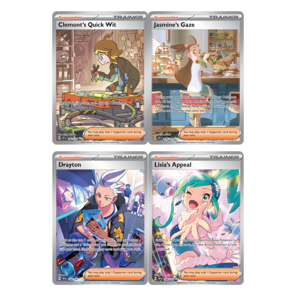 [ Pack ] พร้อมส่ง! การ์ดเกม Pokémon TCG Scarlet & Violet-Surging Sparks Booster pack Ver.Eng (p3) (40g)