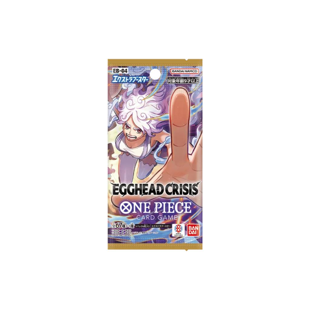 [ ยกกล่อง ] การ์ดเกมวันพีซ ชุดพิเศษ Extra Booster ONE PIECE Egghead Crisis [EB04] Bandai สินค้าใหม่ล่าสุด (p3) (500g)