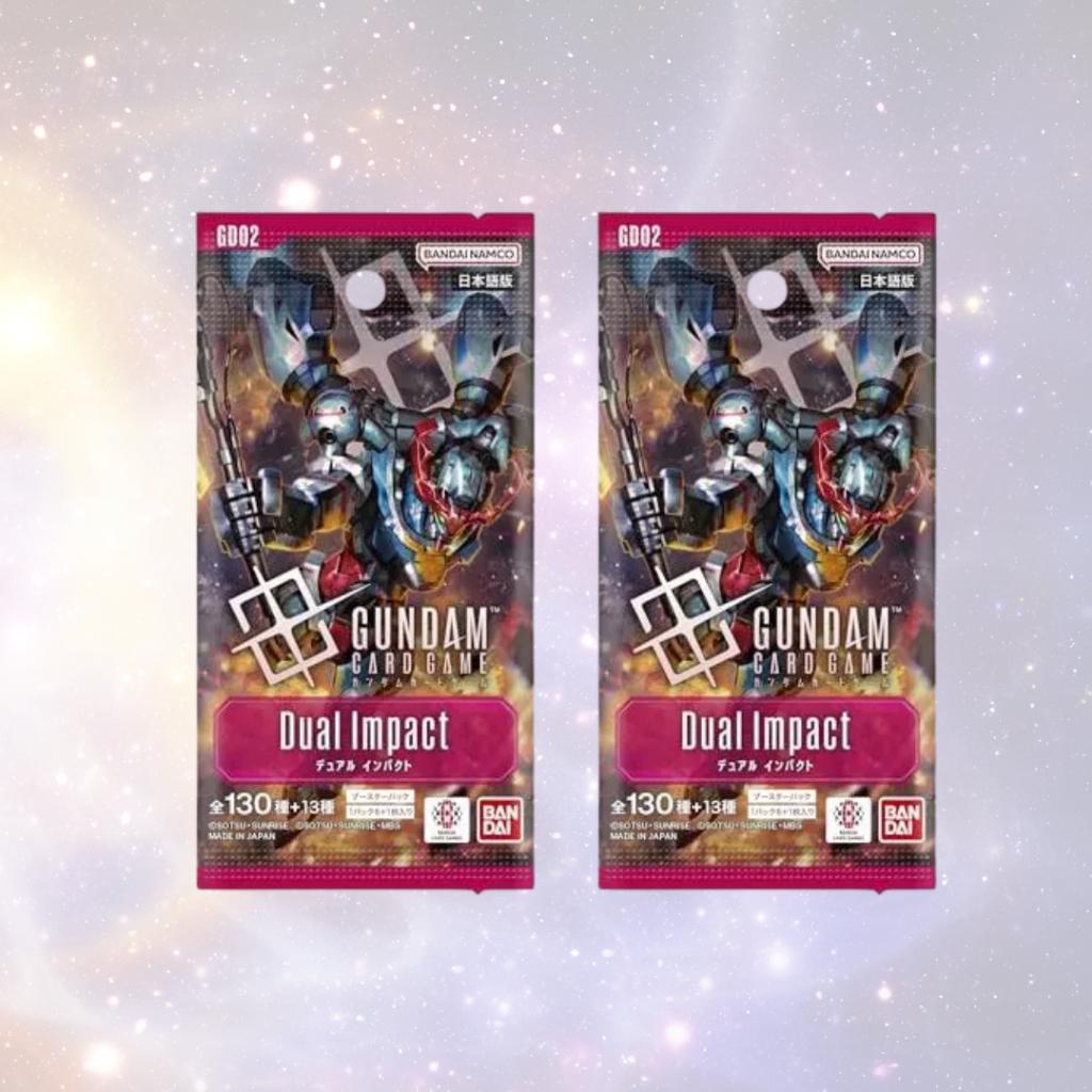[ แยกซอง ] พร้อมส่ง!! การ์ดเกมกันดั้ม Gundam Card Game - Dual Impact [GD02] (p4) (125 g)