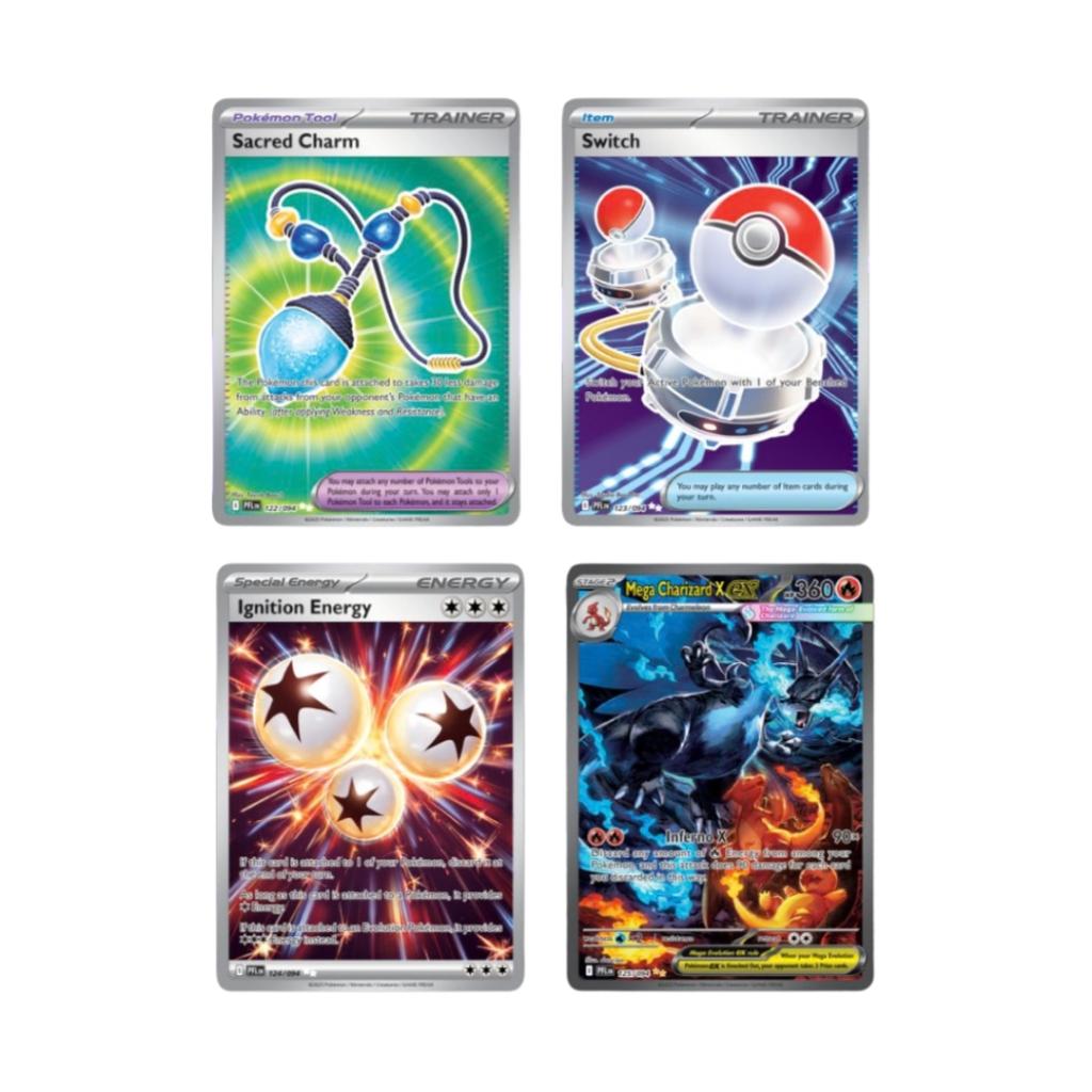 [ ยกกล่อง! ] Pokemon Ver.Eng Mega Evolution Phantasmal Flames Pokémon Center Elite Trainer Box (p3) ( 750g )