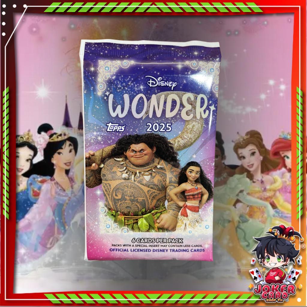 [ แยกซอง ] พร้อมส่ง!! 2025 Topps Disney Wonder Value Box (p0)