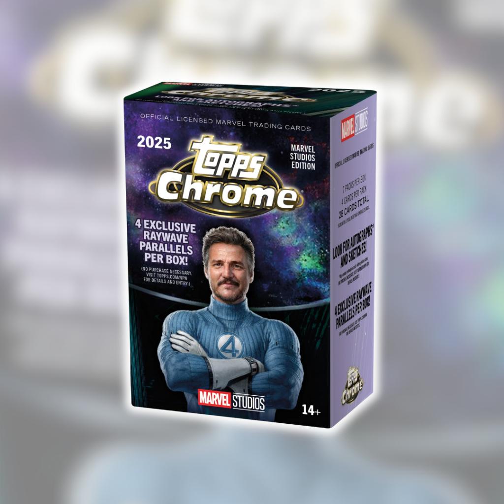 [ แยกซอง ] พร้อมส่ง! การ์ดสะสม 2025 Topps Marvel Studios Chrome - Value Box (p3) (90g)