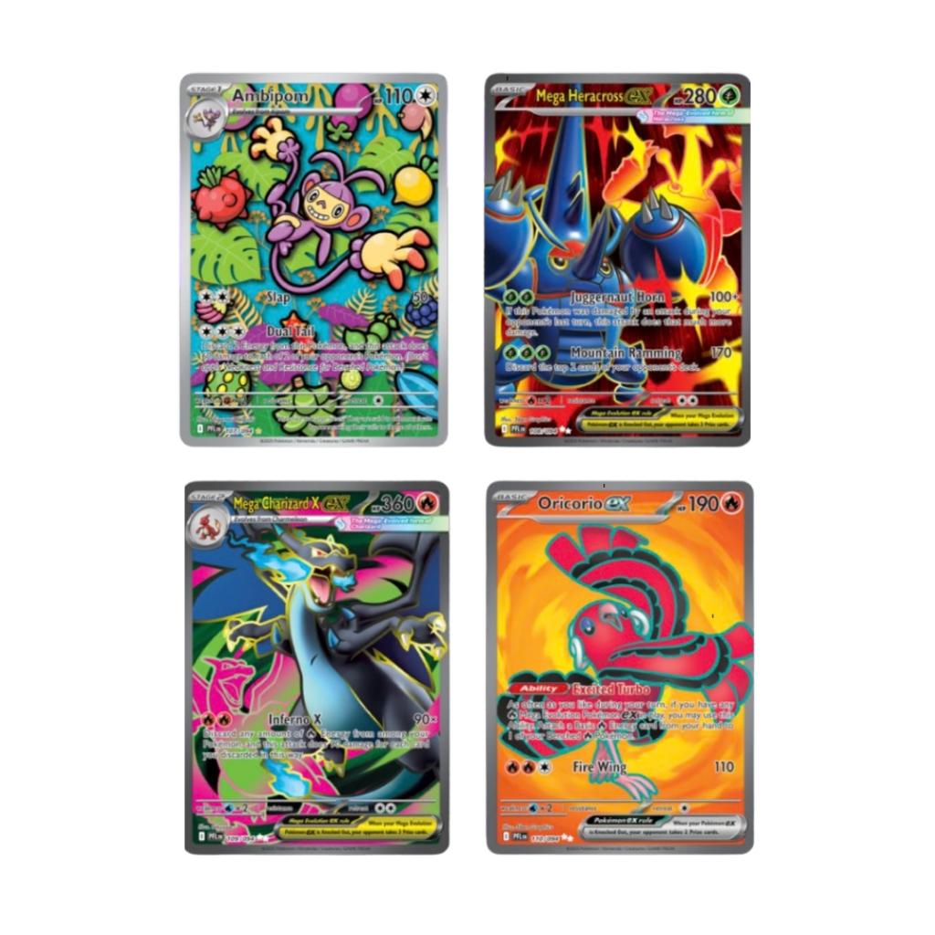 [ ยกกล่อง! ] Pokemon Ver.Eng Mega Evolution Phantasmal Flames Pokémon Center Elite Trainer Box (p3) ( 750g )