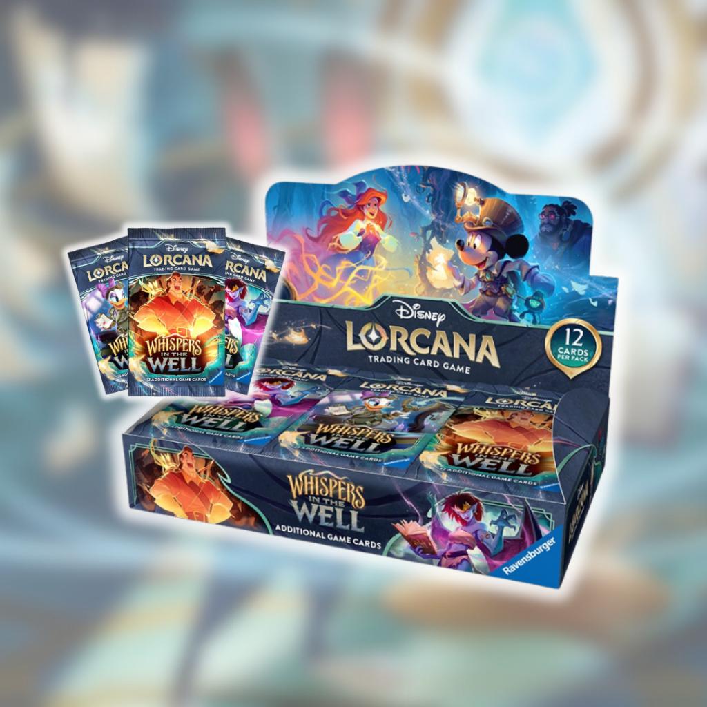พร้อมส่ง!! [ แยกซอง ] Disney Lorcana :  Booster Pack การ์ดเกม (p4) ( 80 กรัม )