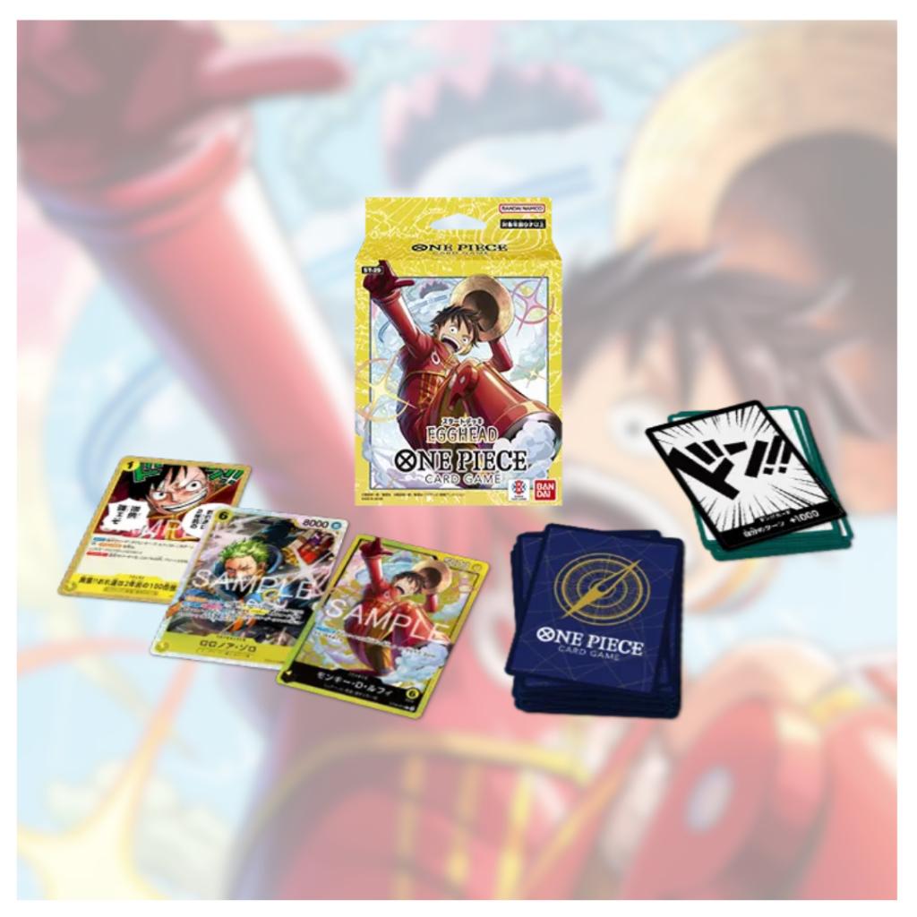 [ พร้อมส่ง! ] ชุดเริ่มต้นเล่น One piece Card Game  STARTER DECK -EGGHEAD- [ST-29] (p3) (280g) ใหม่ล่าสุด!