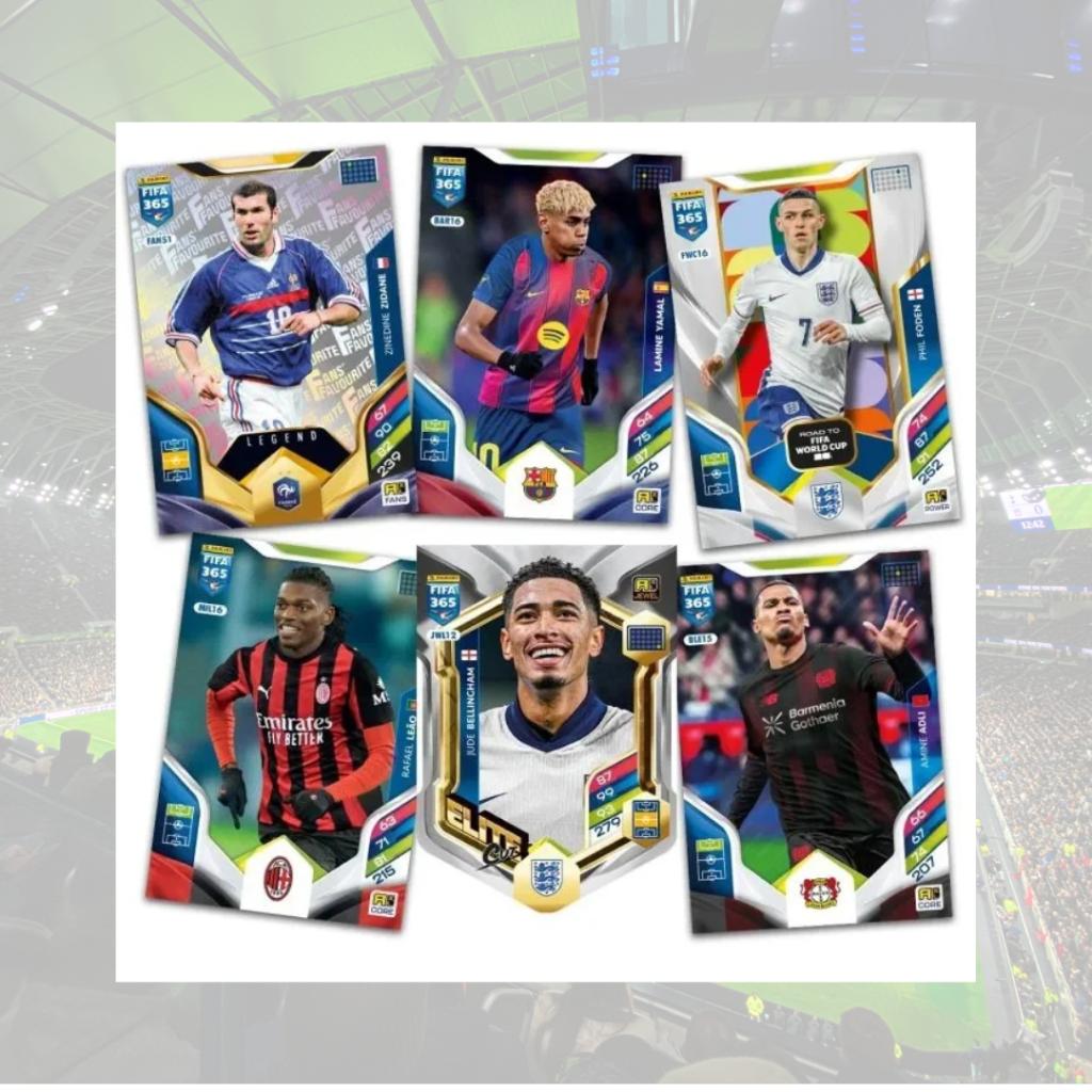 พร้อมส่ง!! แยกซอง  การ์ดสะสมฟุตบอล Panini FIFA 365 2026 Adrenalyn XL (p4) ( 50 กรัม )