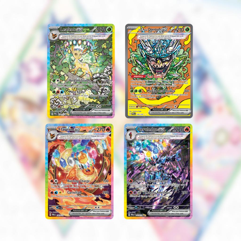 [ แยกซอง พร้อมส่ง! ] การ์ดเกมโปเกม่อน Pokémon TCG: Scarlet & Violet—Prismatic Evolutions Expansion Ver.English (p3) (40g)