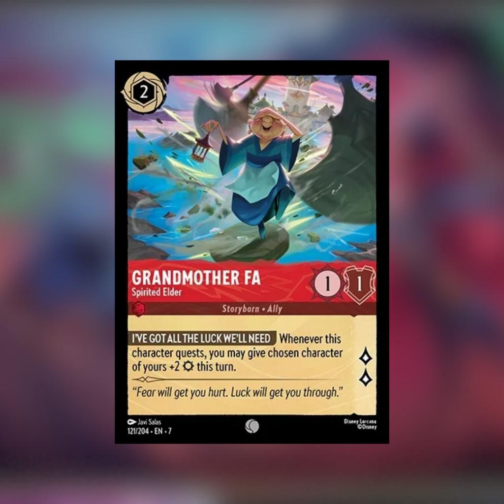 พร้อมส่ง!! Disney Lorcana : Reign of Jafar Ruby-Steel Single Deck (p2)(230g)