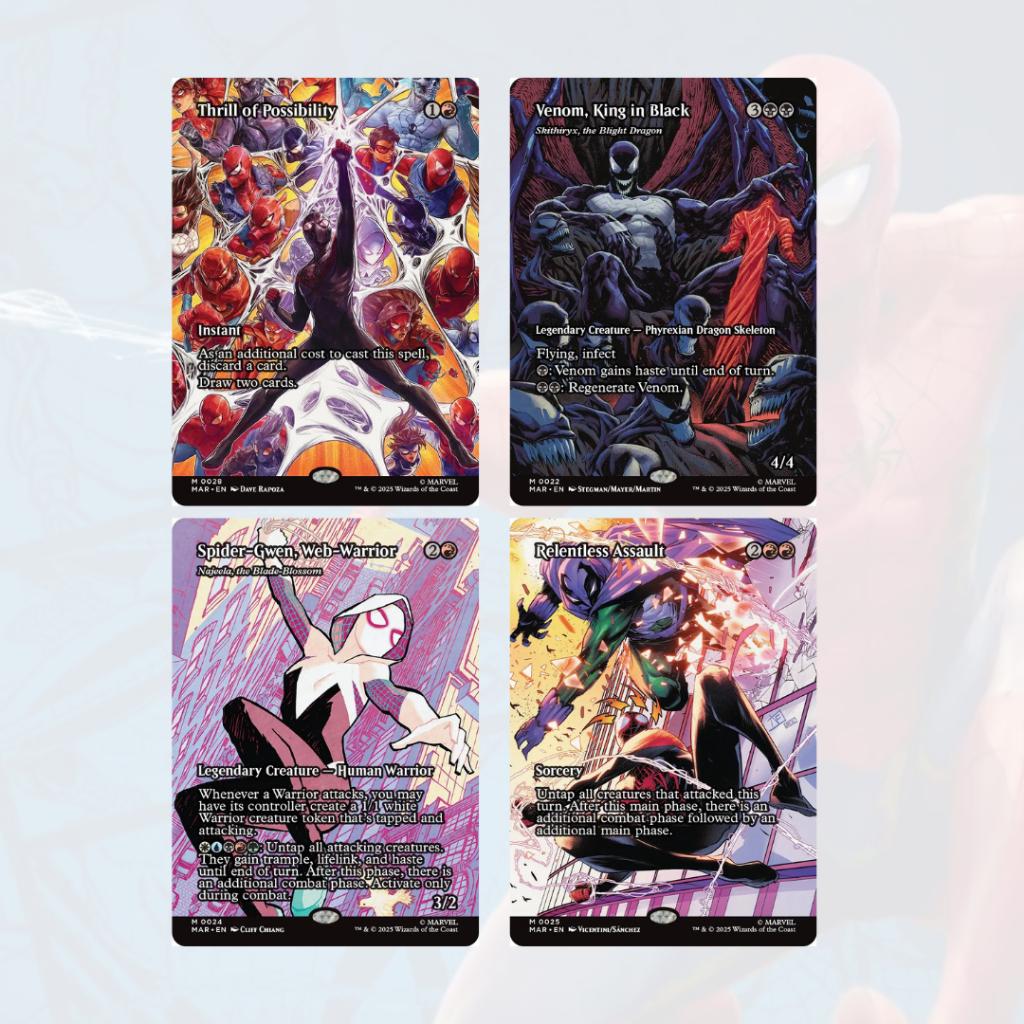 พร้อมส่ง! แยกซอง การ์ดเกม Magic: The Gathering | Marvel's Spider-Man Play Booster (p4)