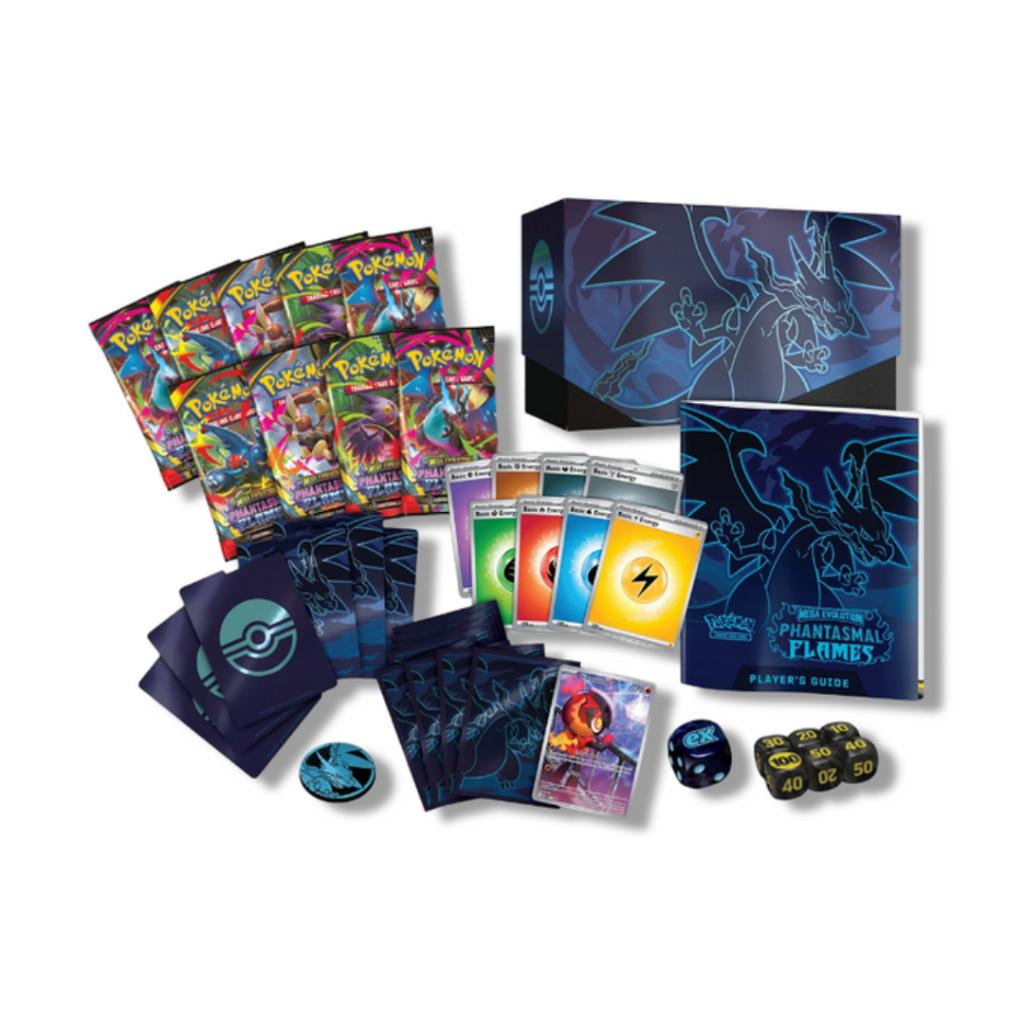 [ ยกกล่อง! ] Pokemon Ver.Eng Mega Evolution Phantasmal Flames Pokémon Center Elite Trainer Box (p3) ( 750g )