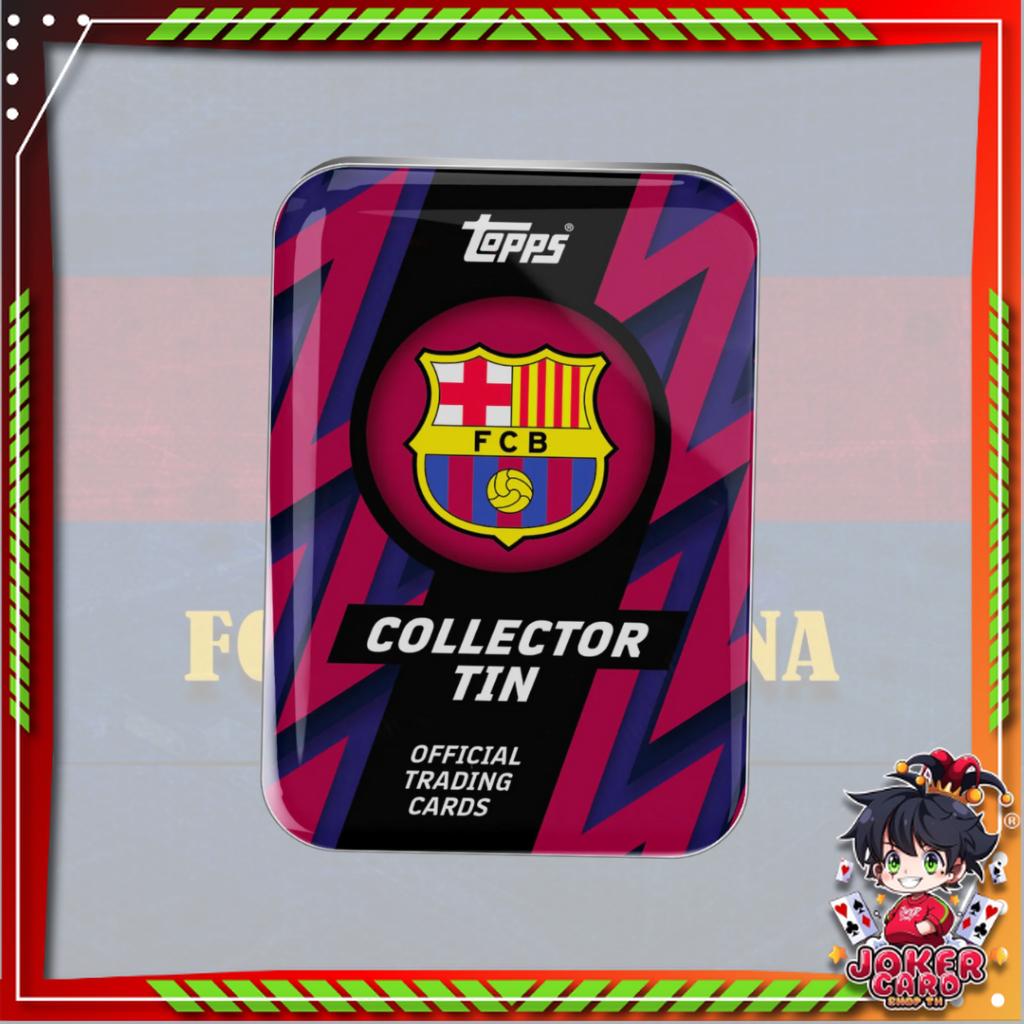 [ ยกกล่อง] พร้อมส่ง!! 2025-26 Topps Collectors Tin : FC Barcelona (p3)