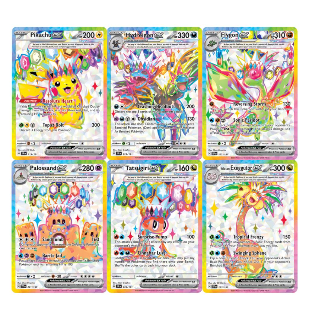 [ Pack ] พร้อมส่ง! การ์ดเกม Pokémon TCG Scarlet & Violet-Surging Sparks Booster pack Ver.Eng (p3) (40g)