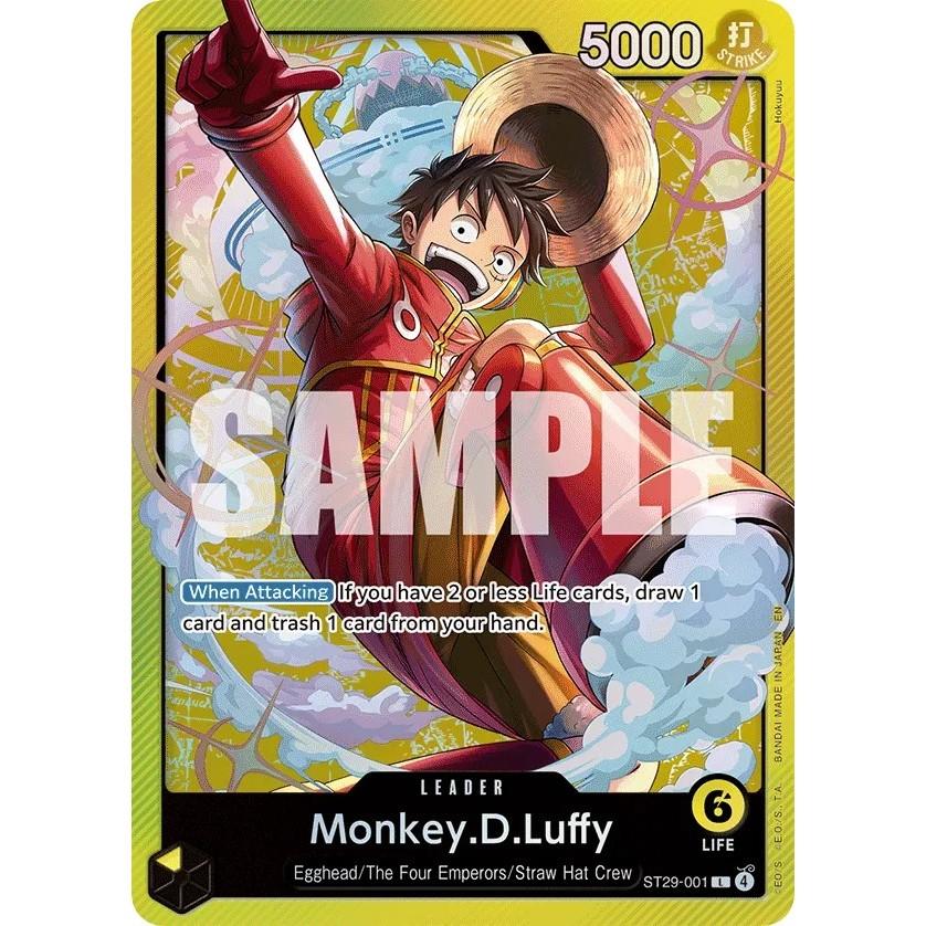 [ ยกกล่อง ] พร้อมส่ง!! ONE PIECE CARD GAME STARTER DECK -Egghead- [ST-29] Ver.English (p3) (280g)