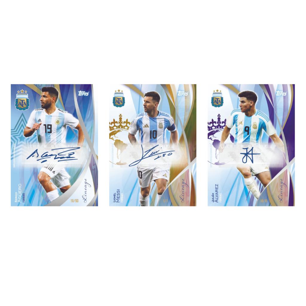 [ ยกกล่อง! ] กล่องการ์ดฟุตบอลพรีเมี่ยม Topps Argentina Lineage 2024   (p3)