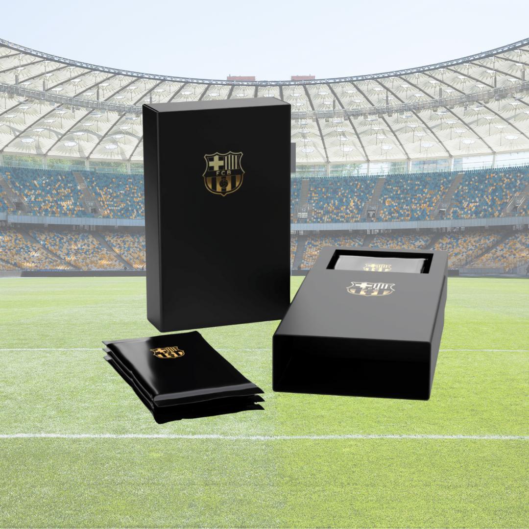 [ พร้อมส่ง!! ] การ์ดฟุตบอล Futera Liverpool FC  /  Arsenal FC  / Barcelona FC Platinum 2025-26 Hobby Box (p3) (230g)
