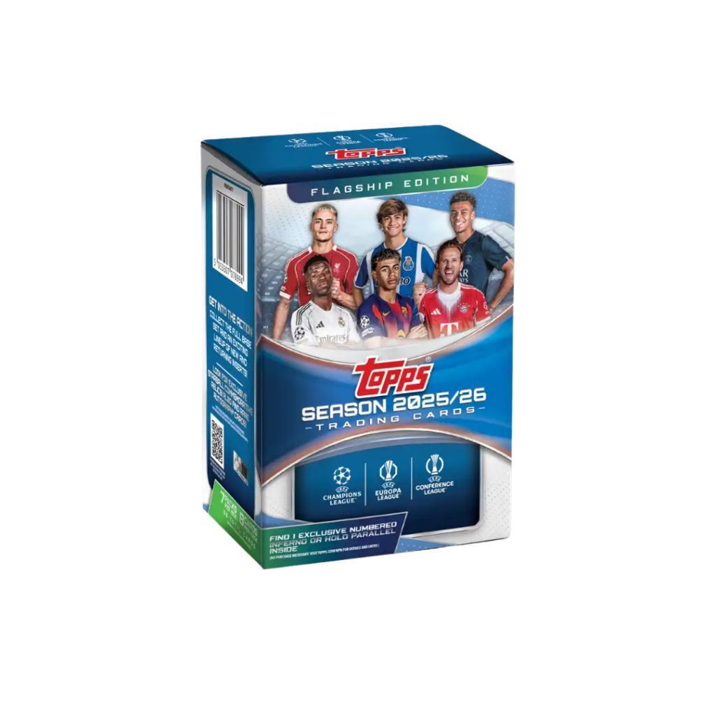 [ แยกซอง ] พร้อมส่ง!! 2025-26 Topps UEFA Club Competitions - Value Box (p3)(130g)