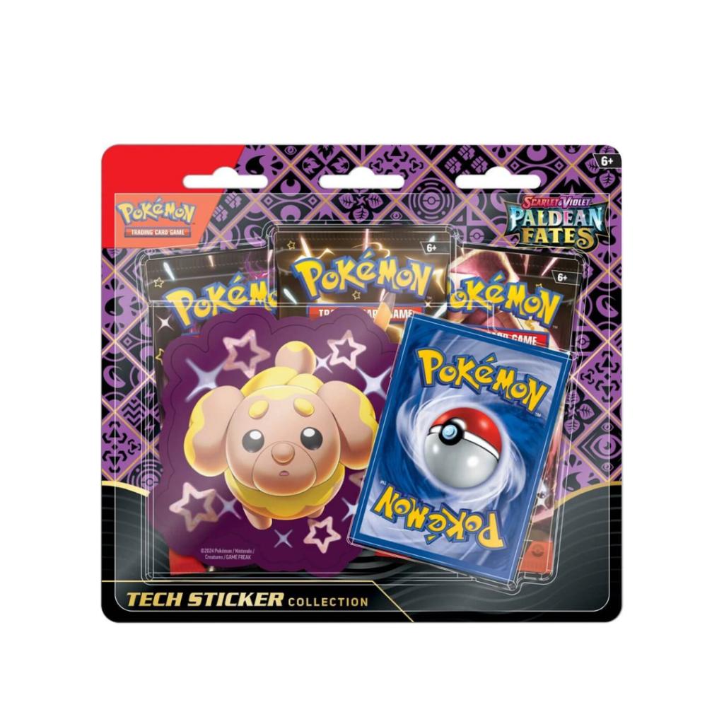 [ แยกแพ็ค ] พร้อมส่ง!! Pokémon TCG : Scarlet & Violet-Paldean Fates Tech Sticker Collection (p3) (230g)