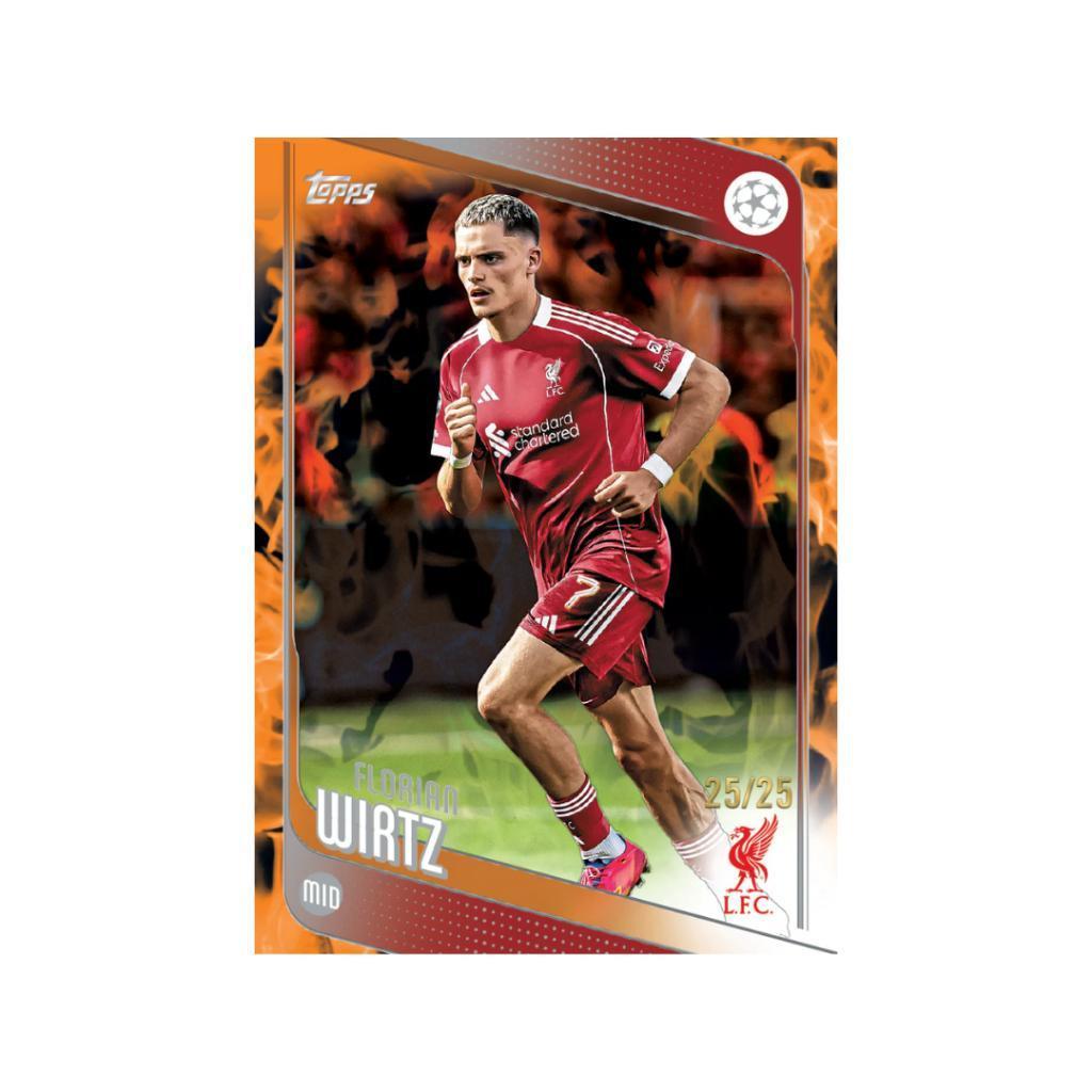 [ แยกซอง ] พร้อมส่ง!! 2025-26 Topps UEFA Club Competitions - Value Box (p3)(130g)