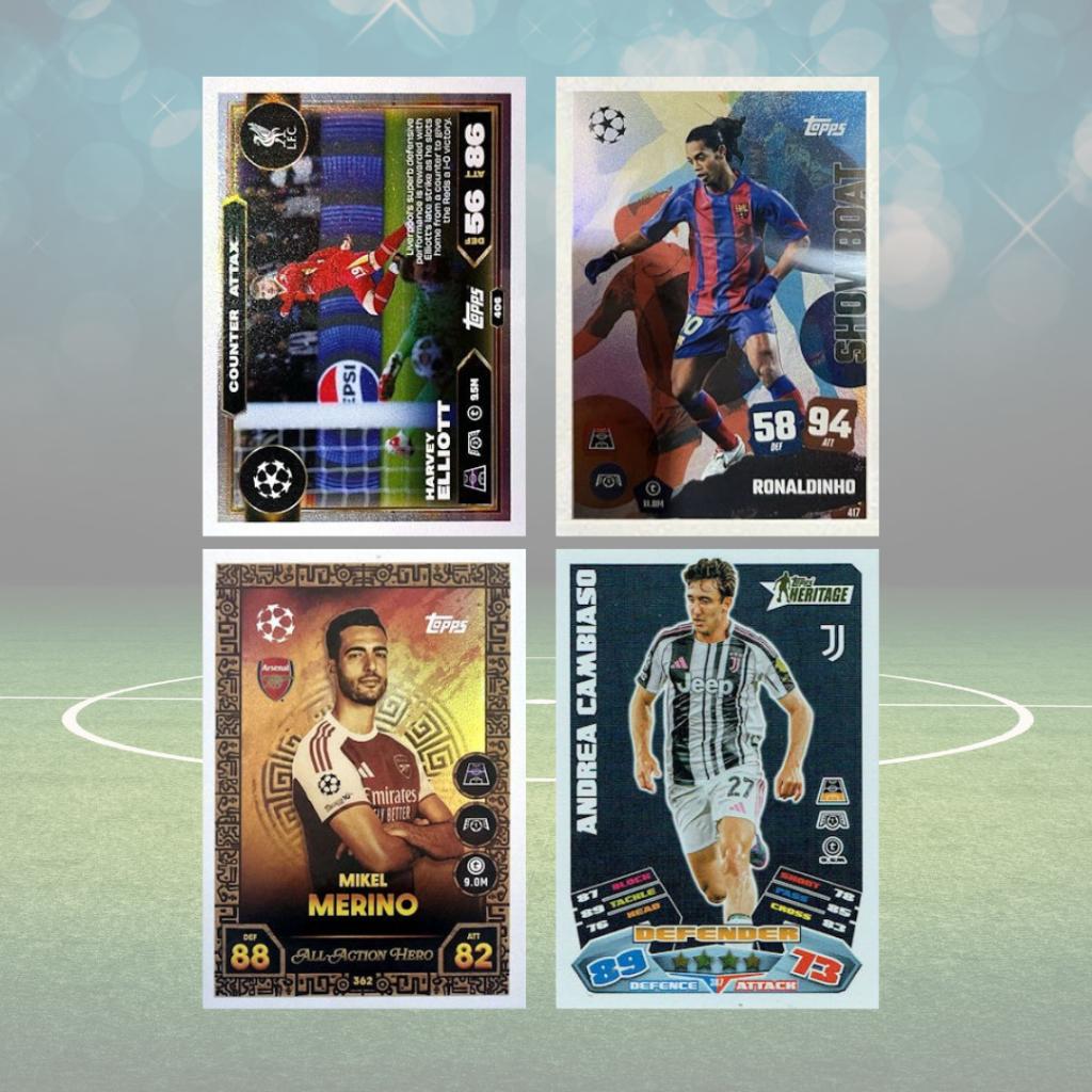 พร้อมส่ง!! แยกซอง การ์ดสะสมฟุตบอล Topps UCC Match Attax 2025/26 (p4)