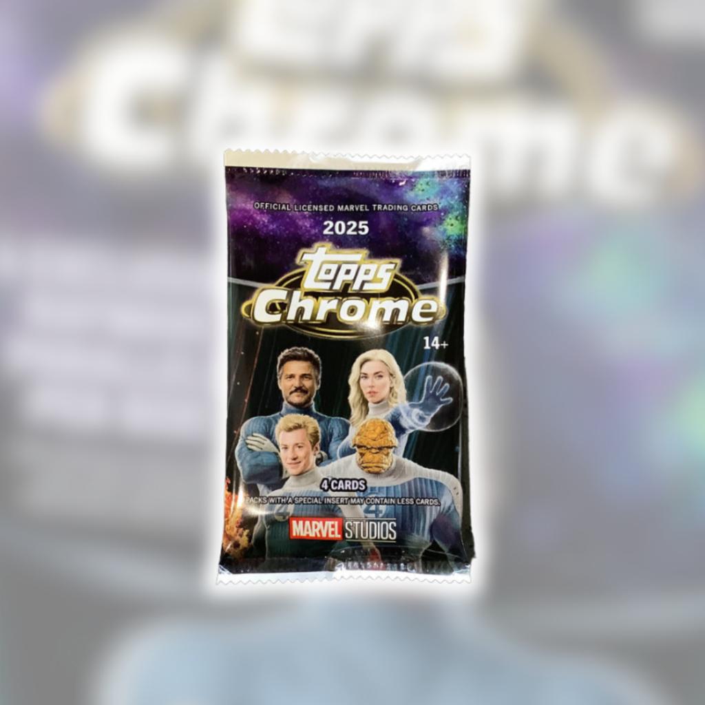 [ แยกซอง ] พร้อมส่ง! การ์ดสะสม 2025 Topps Marvel Studios Chrome - Value Box (p3) (90g)