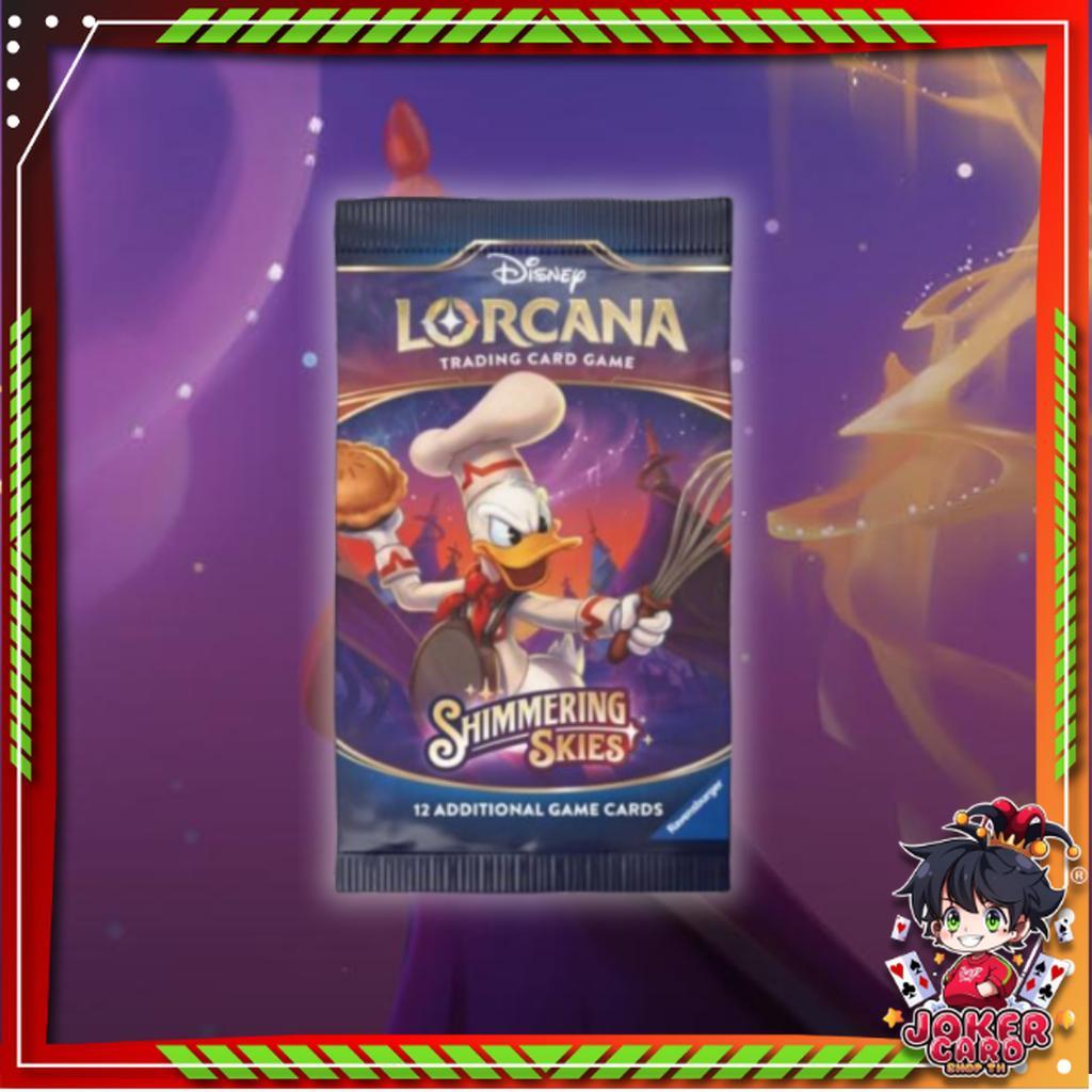 [ แยกซอง ] การ์ดสะสม Disney Lorcana: Shimmering Skies Booster Pack พร้อมส่ง (P3)(80g)