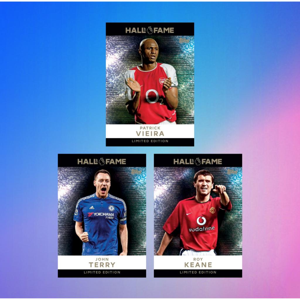 พร้อมส่ง!! การ์ดสะสมฟุตบอล Topps Premier League 2026 Super Tin - Hall of Fame Series #1 #2 #3 ใหม่ล่าสุด! (p4) ( 420 กรัม )