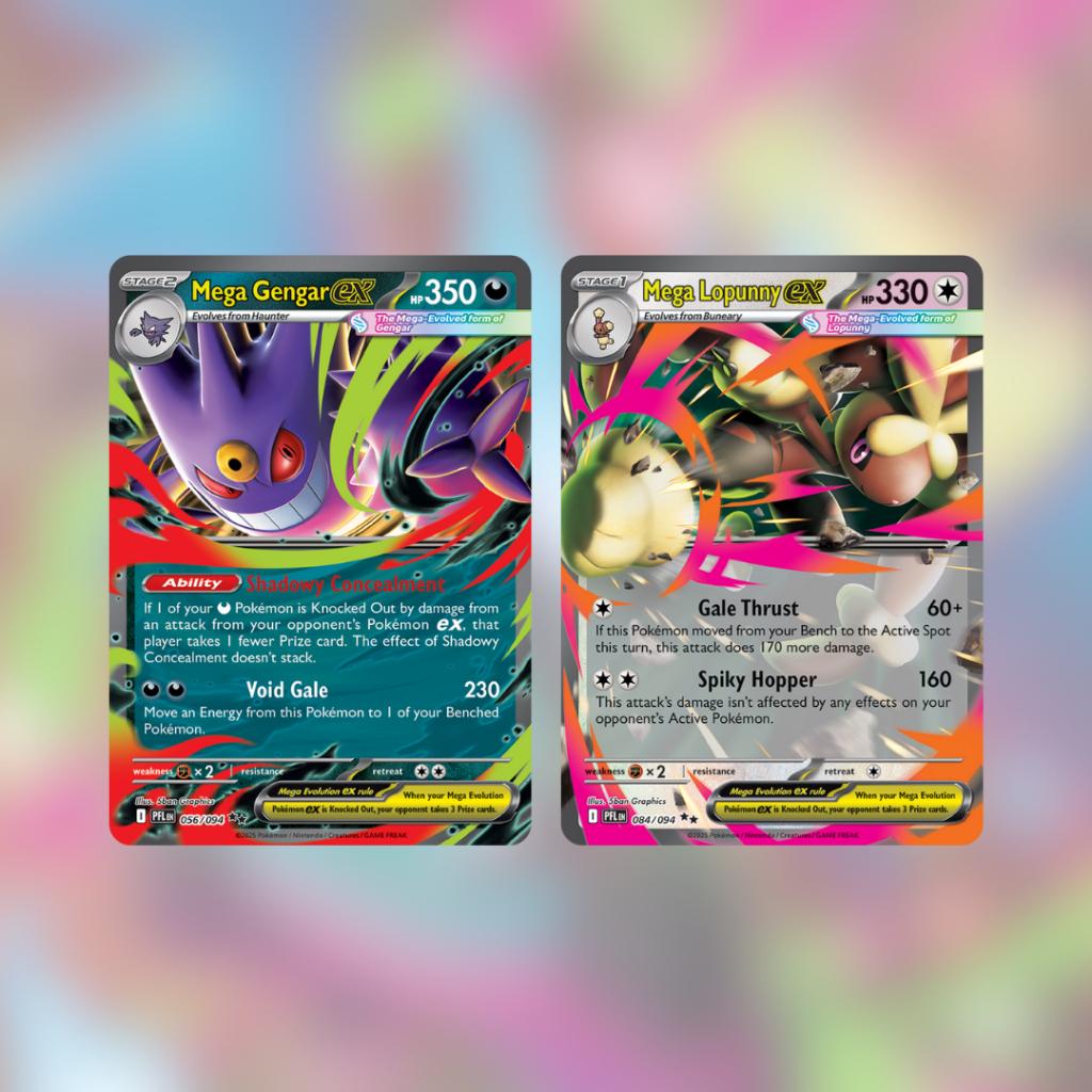 [ พร้อมส่ง! ] แยกซอง รุ่น Sleeved Booster การ์ดเกมโปเกม่อน  Pokemon Eng Mega Evolution Phantasmal Flames (p2) (100 g)